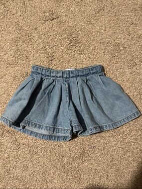 Zara denim shorts infant size 12/18m